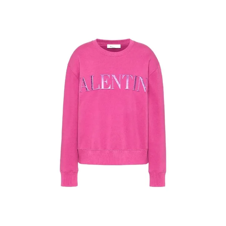 Valentino FW21 Loose Fit Sweater Women's Pink-0