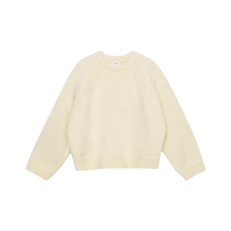 CELINE Sweaters Women's Ecru-0