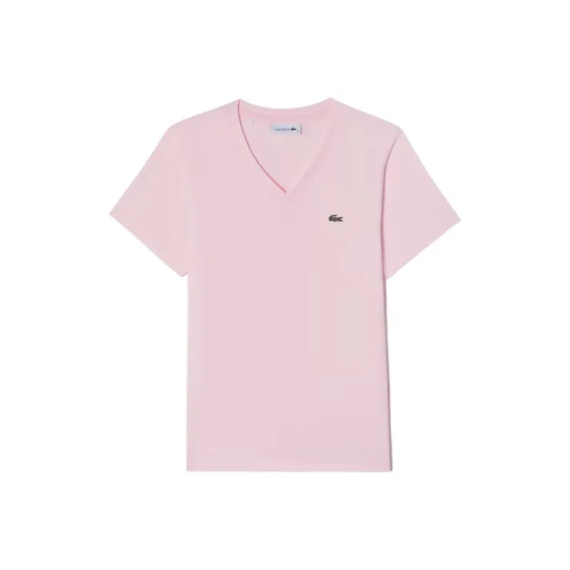LACOSTE T Shirts Women's Pink-0