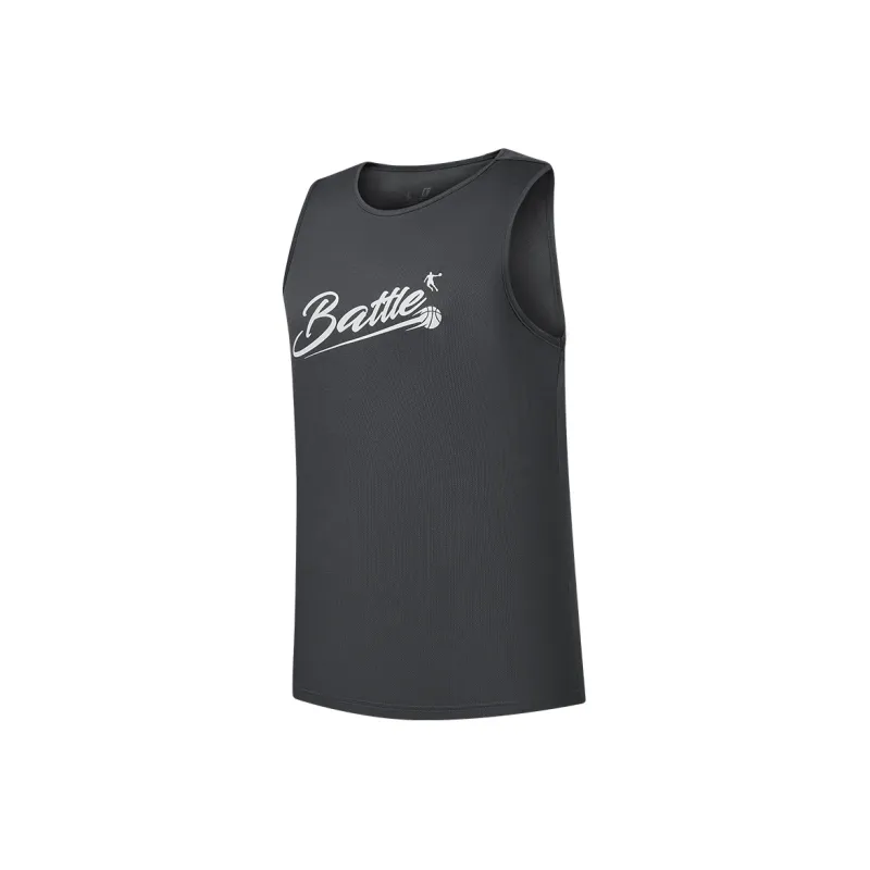 QIAODAN Basketball Jersey Men's Iron Gray-0