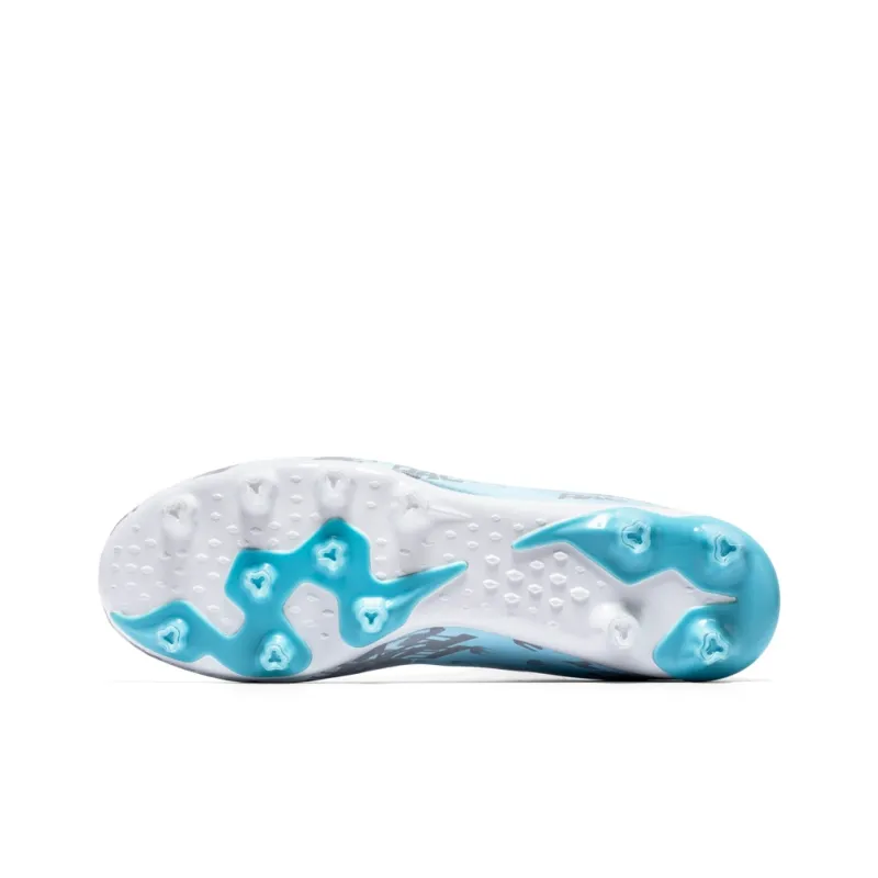 Binary FG Firm Ground Cushioning Lightweight Slip Resistant Soccer Shoes Unisex Aqua-5