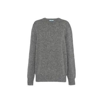 PRADA Triangle logo Wool Jumper