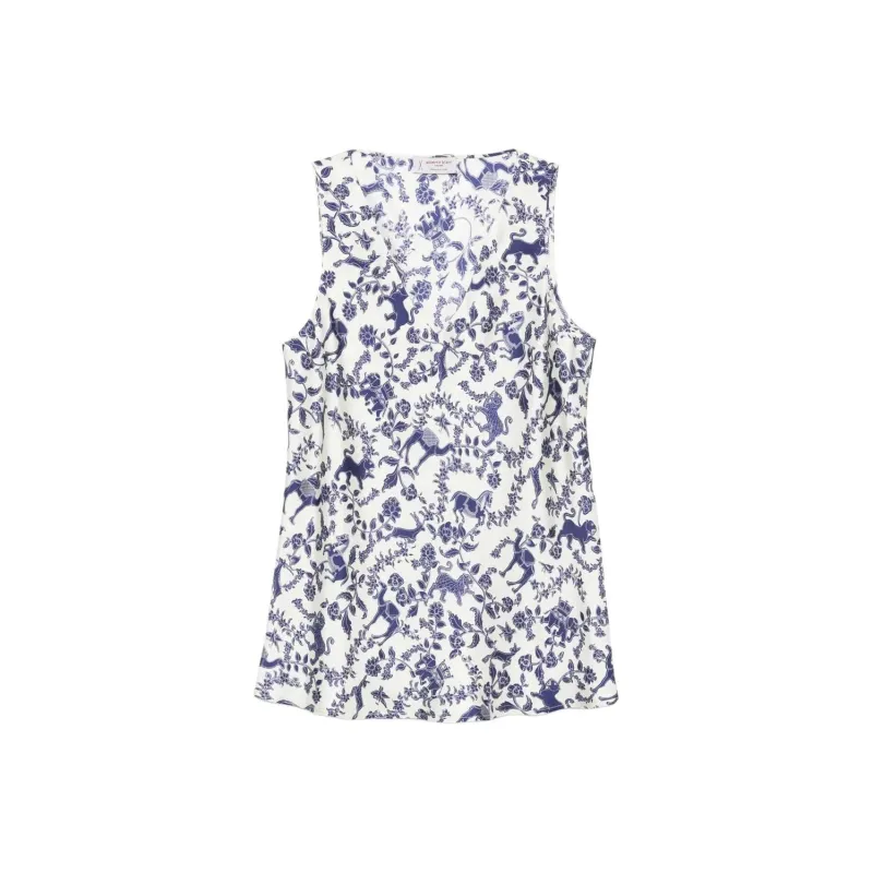 Alberto Biani Printed Tank Top-0