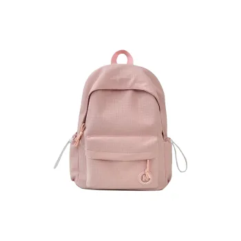 Yalu Polyester Backpack Unisex Pink/White/Yellow/Blue/Green/Black