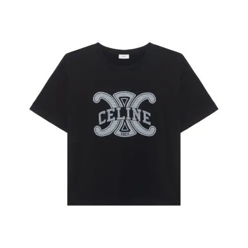CELINE T Shirts Women's Black