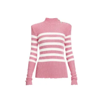 BALMAIN Loose Fit Sweater Women's Pink