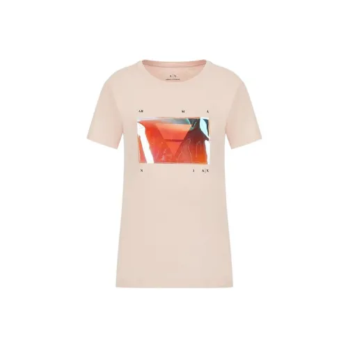ARMANI EXCHANGE T Shirts Women's Orange