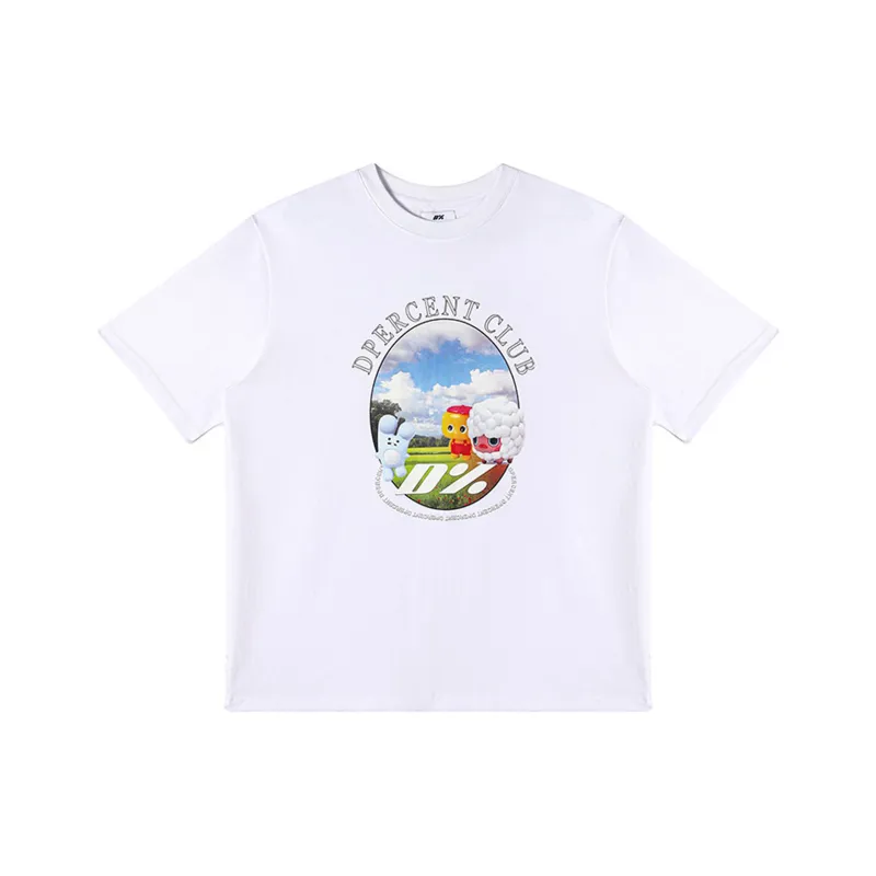 Dpercent T-Shirts Unisex White-0
