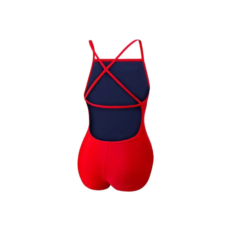 Speedo One piece Swimsuit Women's Red-1