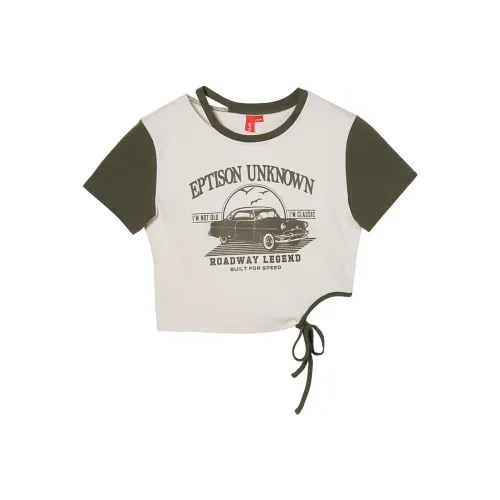 EPTISON WOMAN 여성 크롭 탑