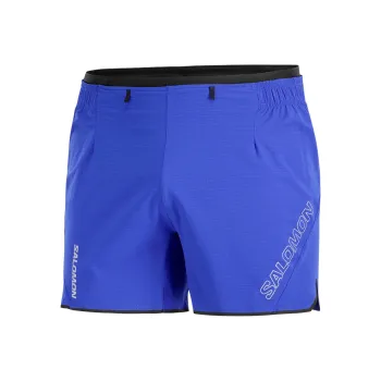 SALOMON SENSE AERO 5 Sports Shorts Men's Blue