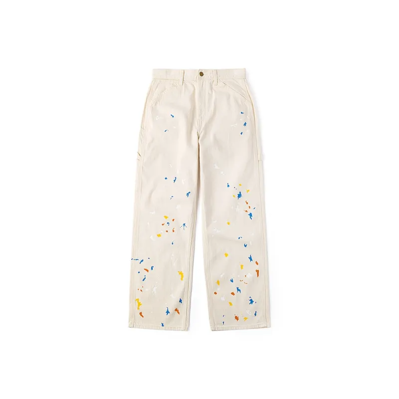 Melting Sadness X Lee Casual Pants Unisex Ivory-0
