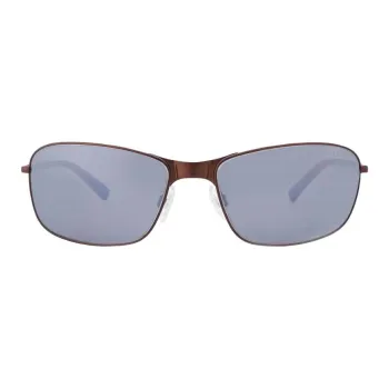 REVO Subject To Official Website Rectangular Sunglasses Unisex Brown