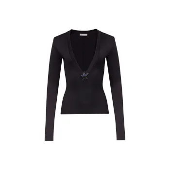 AREA Star Stud detail Long sleeve Jumper