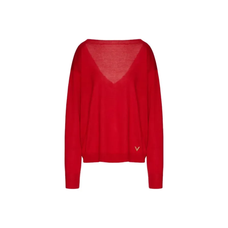 Valentino Sweaters Women's Red-0
