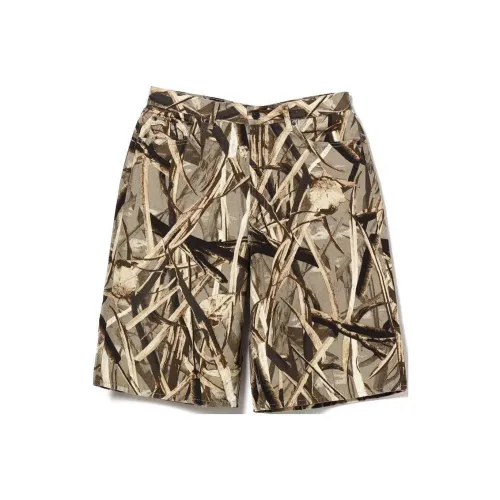 Beams x OrSlow Casual Shorts Men's Real Tree Camouflage