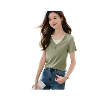 Mo Han Yi Mei T Shirt Women's Green
