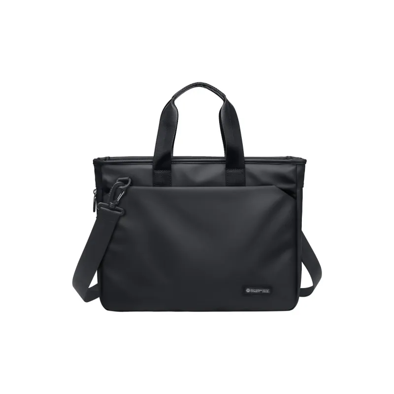 GOLF Fabric Portable Crossbody Bag, Shoulder Bag, Briefcase Regular Men's Night Black/Alpine Green-2