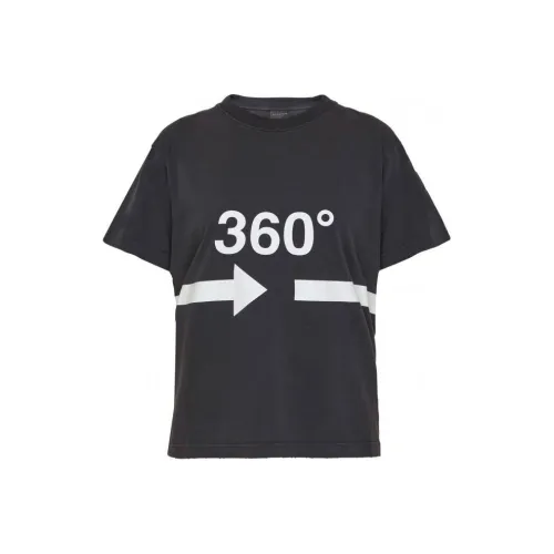 Balenciaga 360 Degree Arrow Print T Shirt Black/White