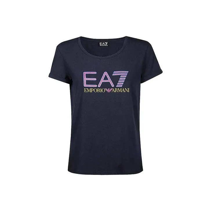 EMPORIO ARMANI T Shirts Women's Navy-0