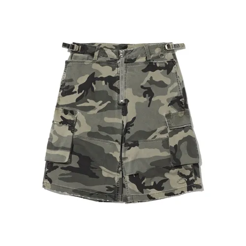 VULCAN STORE 카모플라주 남녀공용 캐주얼 반바지