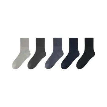 LUYOUYE Mid Calf Socks Men's 5 Pack