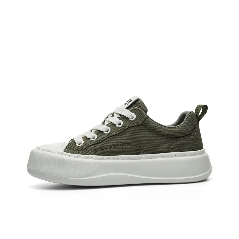 JEEP SPIRIT Low Top Casual Shoes Men's Dark Forest Green-0