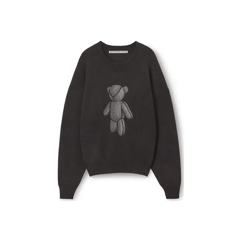 Alexander Wang Glitter Embellished Teddy Crewneck Sweater-0