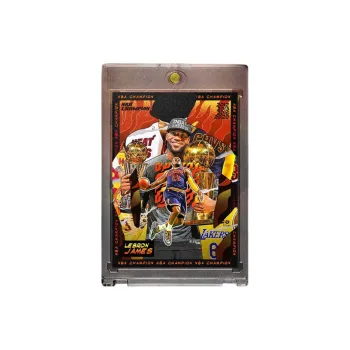 Lezhi By Me Fan Commemoration Warriors Knight Heat Lakers Champion Star Card Sports Cards 1 Pc