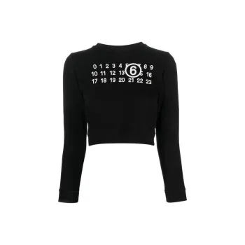 MM6 Maison Margiela SS23 Sweater Women's Black