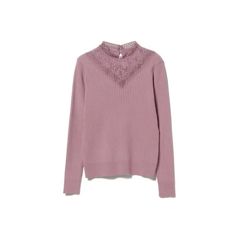 Beams Sweaters Women's Purple-0