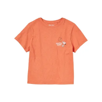 UNIQLO Crop Tops Women's Orange Yellow