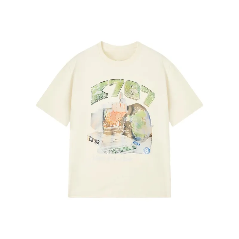 Katie Ermilio Printed Short sleeve T shirt Women's Black-2