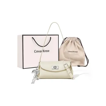 CinvaiKrose Cow Leather, Synthetic Leather Crossbody Underarm Shoulder Bag Small Size Women's Multicolor