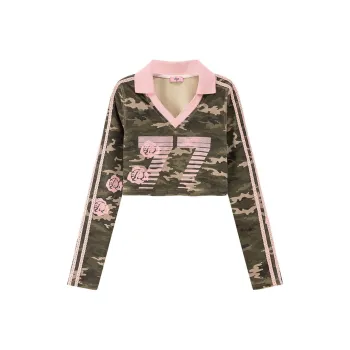 CHUU T Shirts Women's Green Camouflage