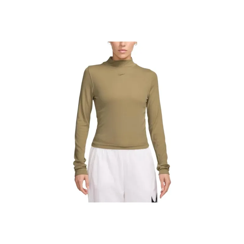 Nike Clothing T Shirts Women's Brown-0