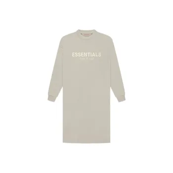 Fear Of God Essentials T Shirts Women's Smoke Gray