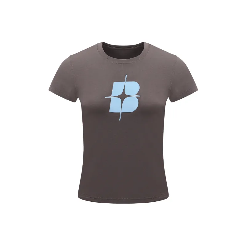 BIPOLAR Drop Shoulder Sleeve Short Sleeved T Shirt Women's-4