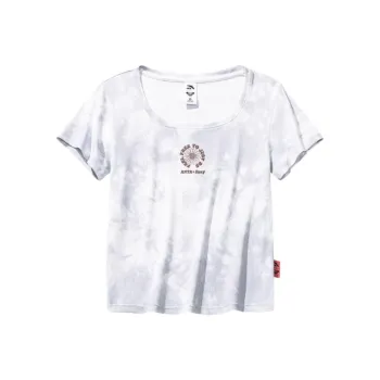 Anta x Roxy Life Collection T Shirt Women's Snowflake White/All Over Print
