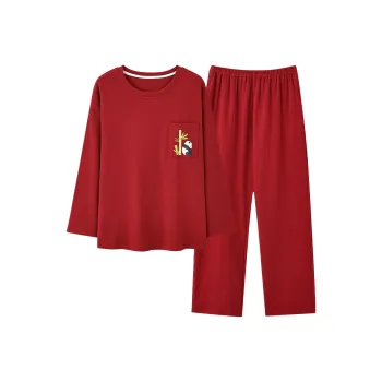 FENTENGCARE Pajama Set Women's Red