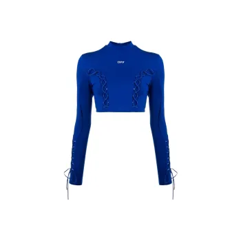 OFF-WHITE Lace-up Crop Top