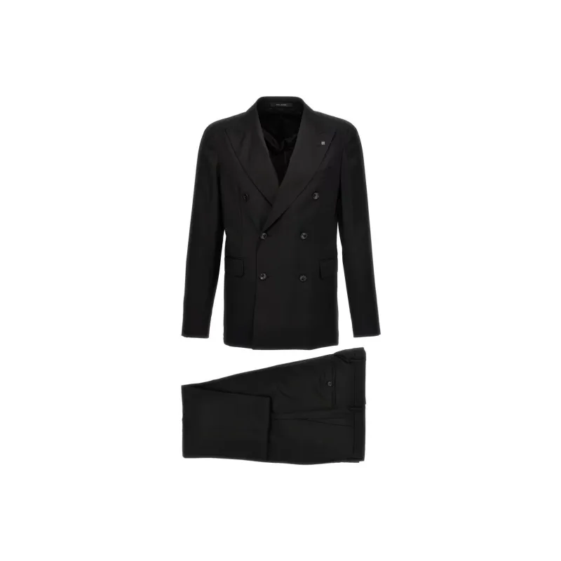 Tagliatore Double Breasted Two Piece Suit Set-0