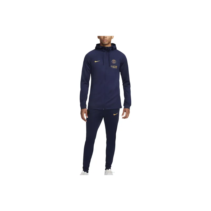 Nike Dri FIT Sport Paris Saint Germain Strike Soccer Jersey Set Men's Black Blue/Black Blue/Black Blue/Gold Suede-0