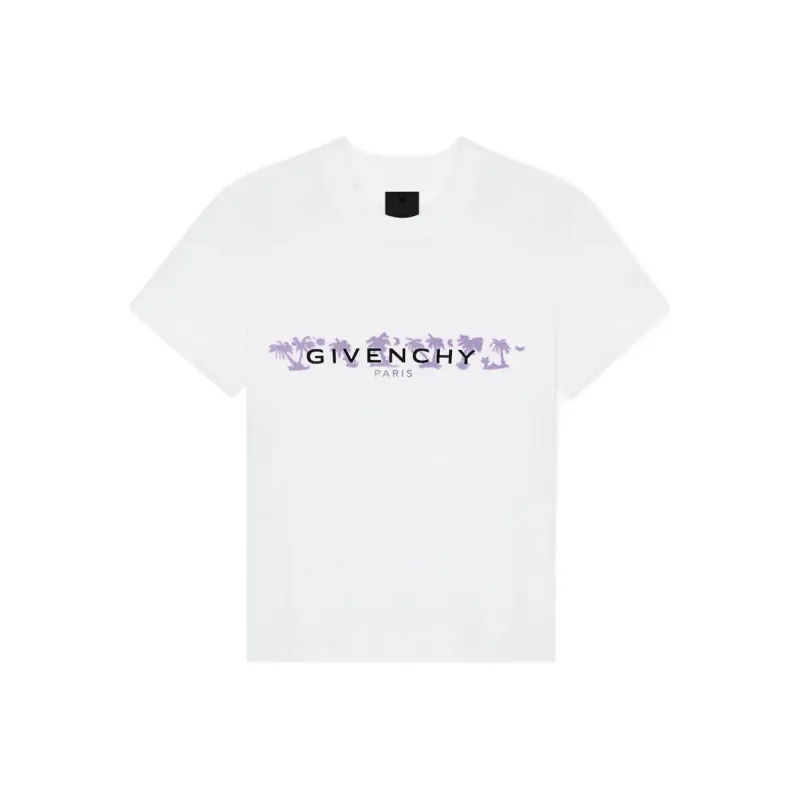 Givenchy Josh Smith Collaboration Collection T-Shirts Women's White-0