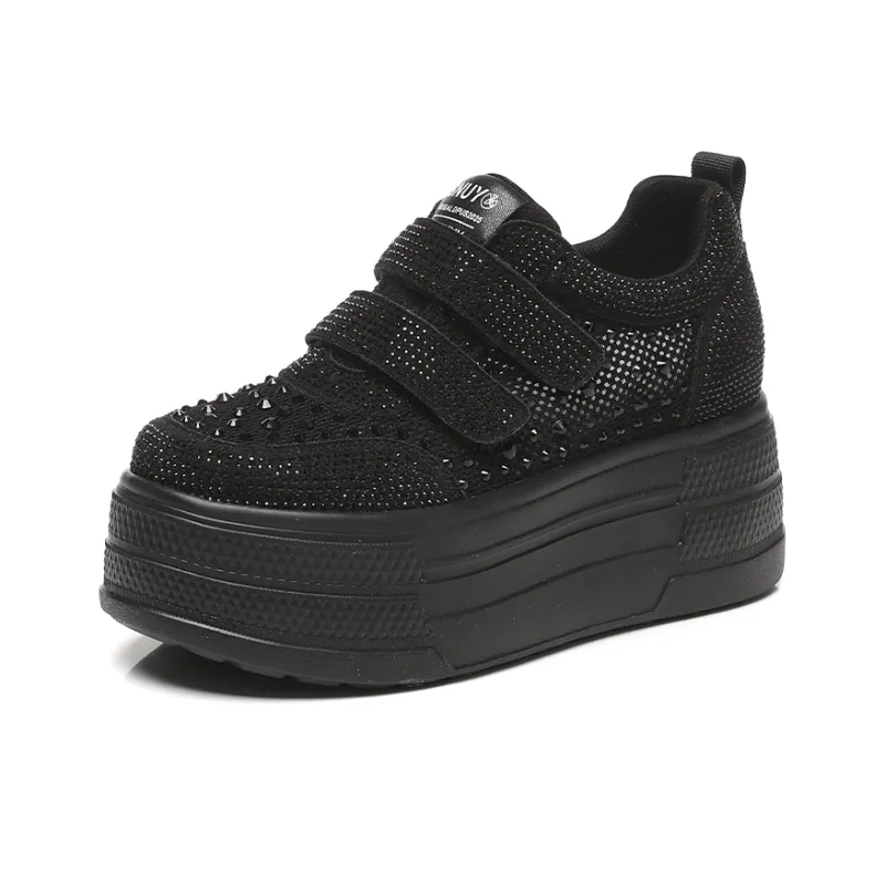 NRDROFFICIAL Cushioning Abrasion Resistant Lightweight Breathable Slip Resistant Low Top Skateboard Shoes Women's-5