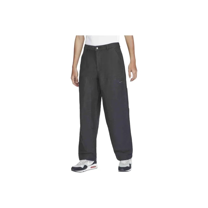 Nike LIFE DOUBLE KNEE Casual Pants Men's Coal Black-0