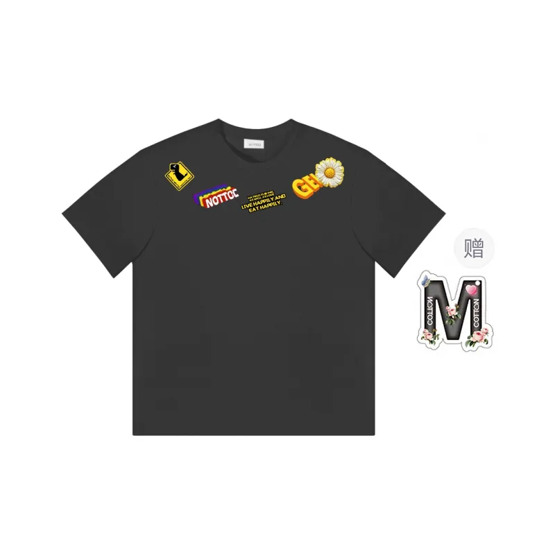 Cotton shopping T Shirts Unisex-0