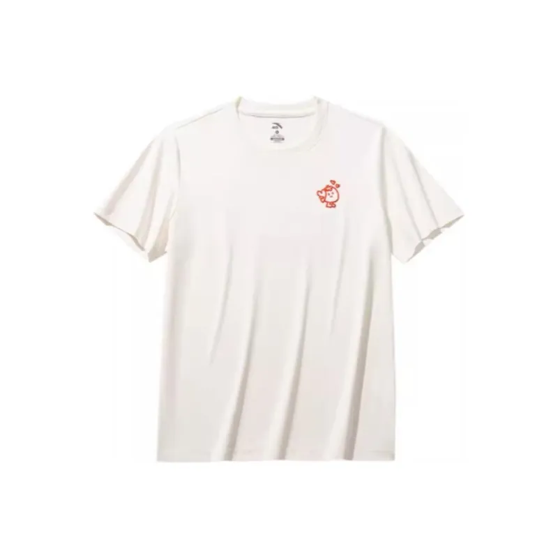 Anta x CHAOJIZHIWU,LIANMINGKUAN Life Collection T Shirt Women's Warm Jade White-0
