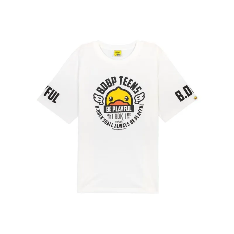 B.Duck T Shirts Women's White-0