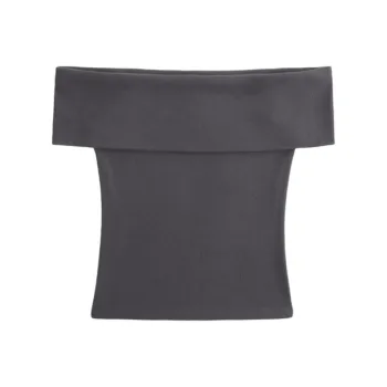 Hollister T Shirt Women's Charcoal Gray